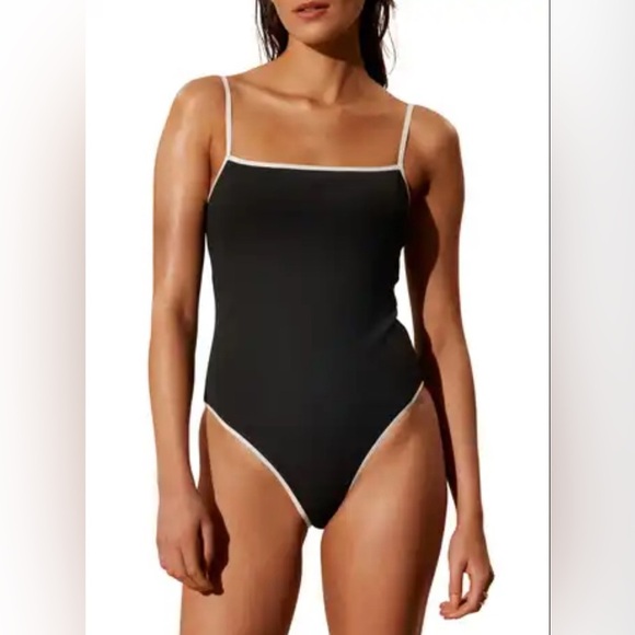 & Other Stories Other - NWOT & Other Stories Black Ribbed One Piece Swimsuit